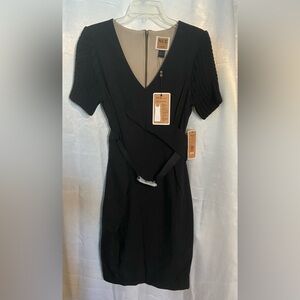 Nue by Shani Black Short Sleeve Dress